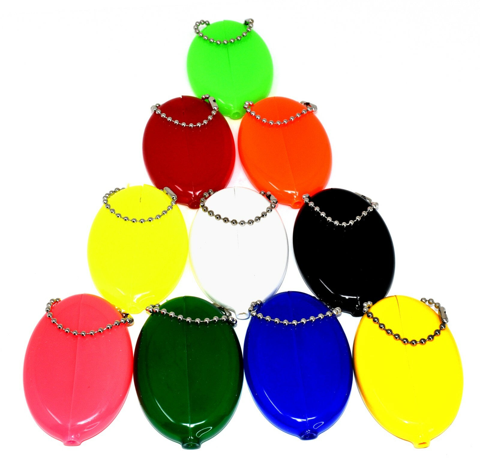 Oval Squeeze Purses Made in USA – 25 Unit Pack, Organizes small items and coins