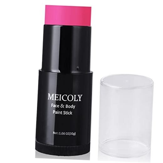 Pink Face Body Paint Stick(1.06Oz),Waterproof pink face body paint stick