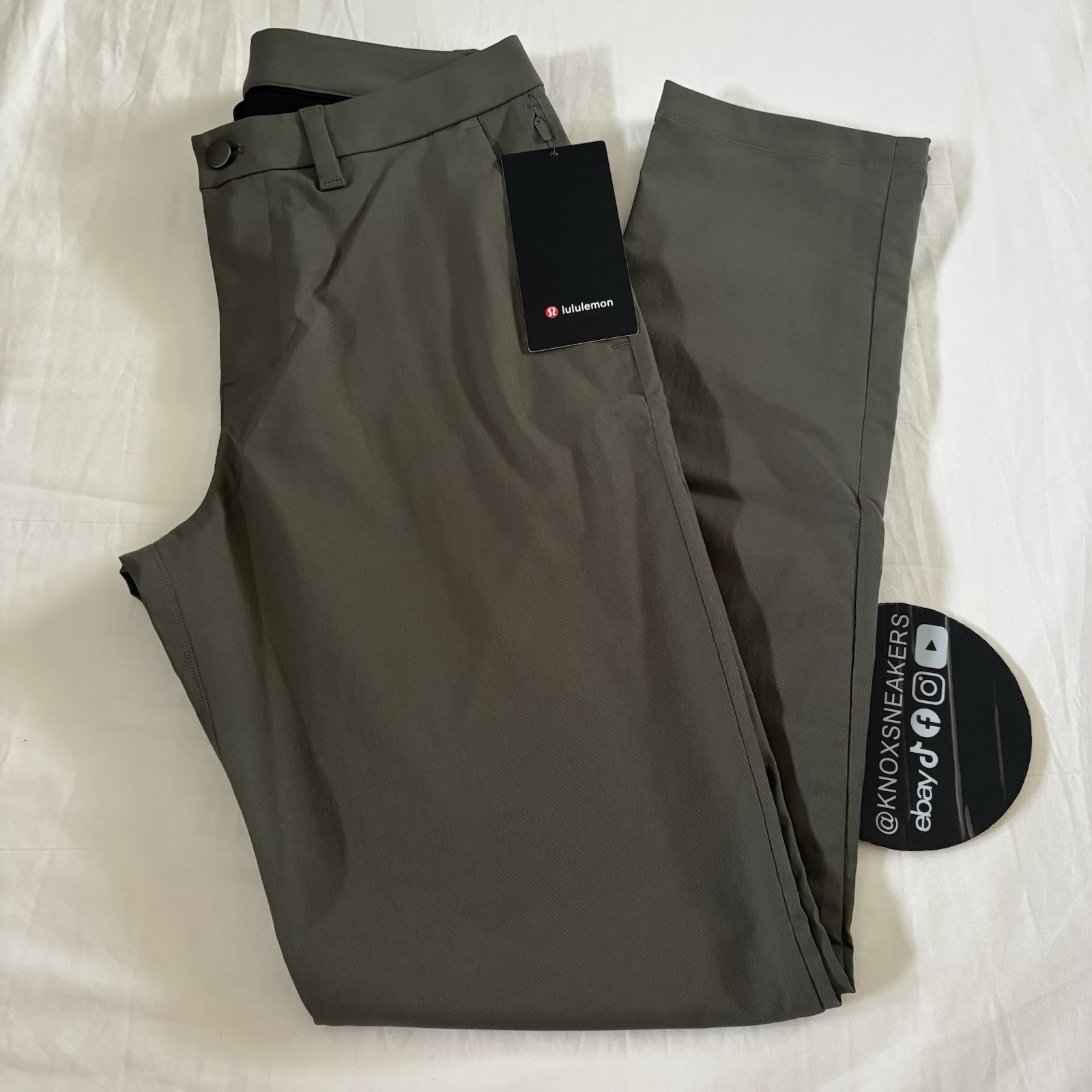 Lululemon ABC Classic-Fit Trouser 34”L *Twill ARMG Army Green Men’s Size 29