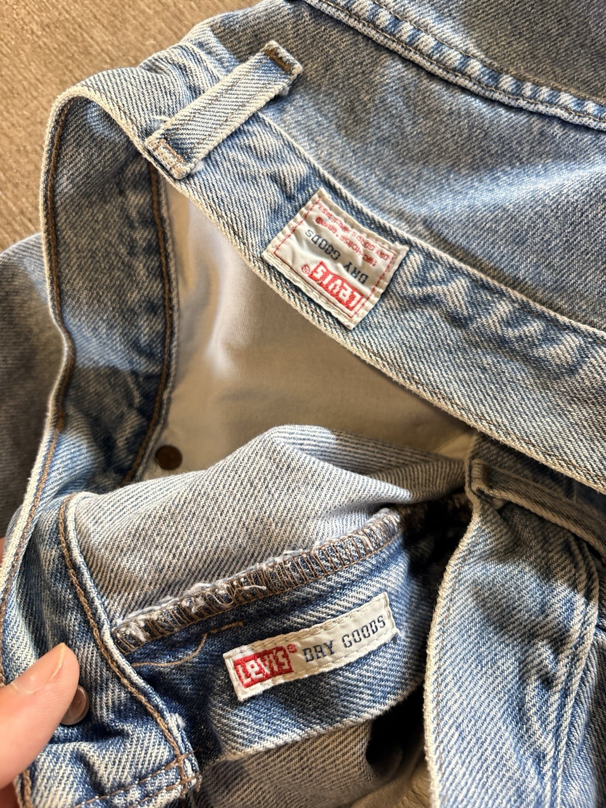 Levi’s Dry Goods Men’s Blue Light Wash Straight Regular Fit Denim Jeans