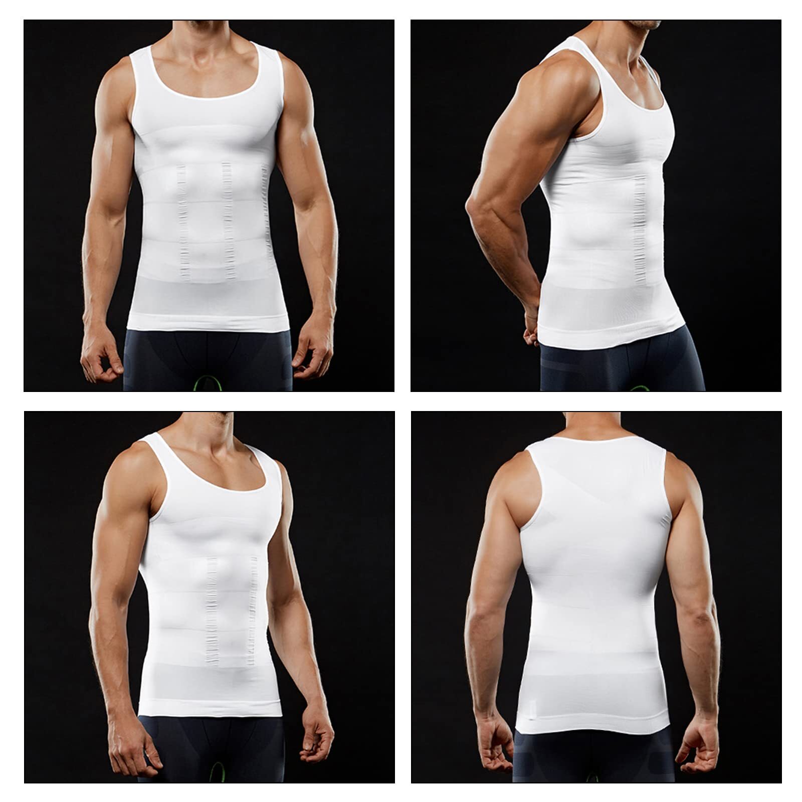 Gynecomastia Compression T-Shirts Chest Slimming Vest Men Body Shaper Tank Top