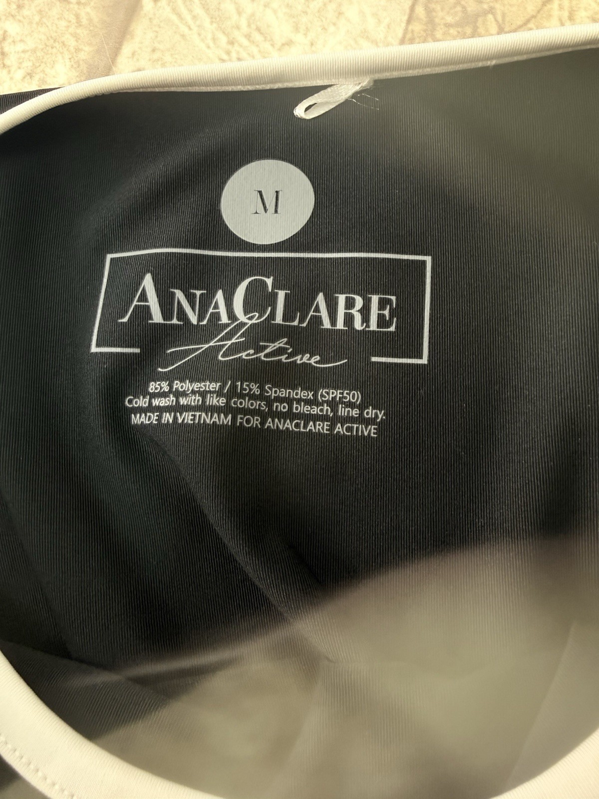 Ana Clare Active Women Dress M Activewear Sleeveless Black Tennis Dry Stretch