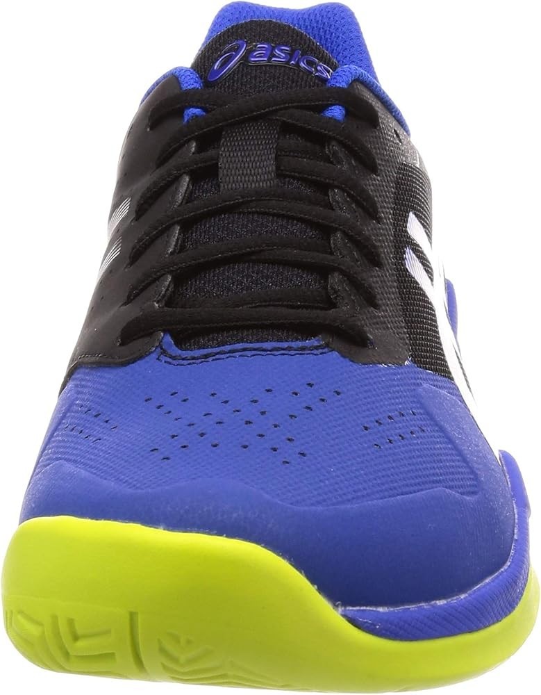ASICS Men Gel-Game 7 Black/Illusion Blue Tennis Athletic Shoes Size 10