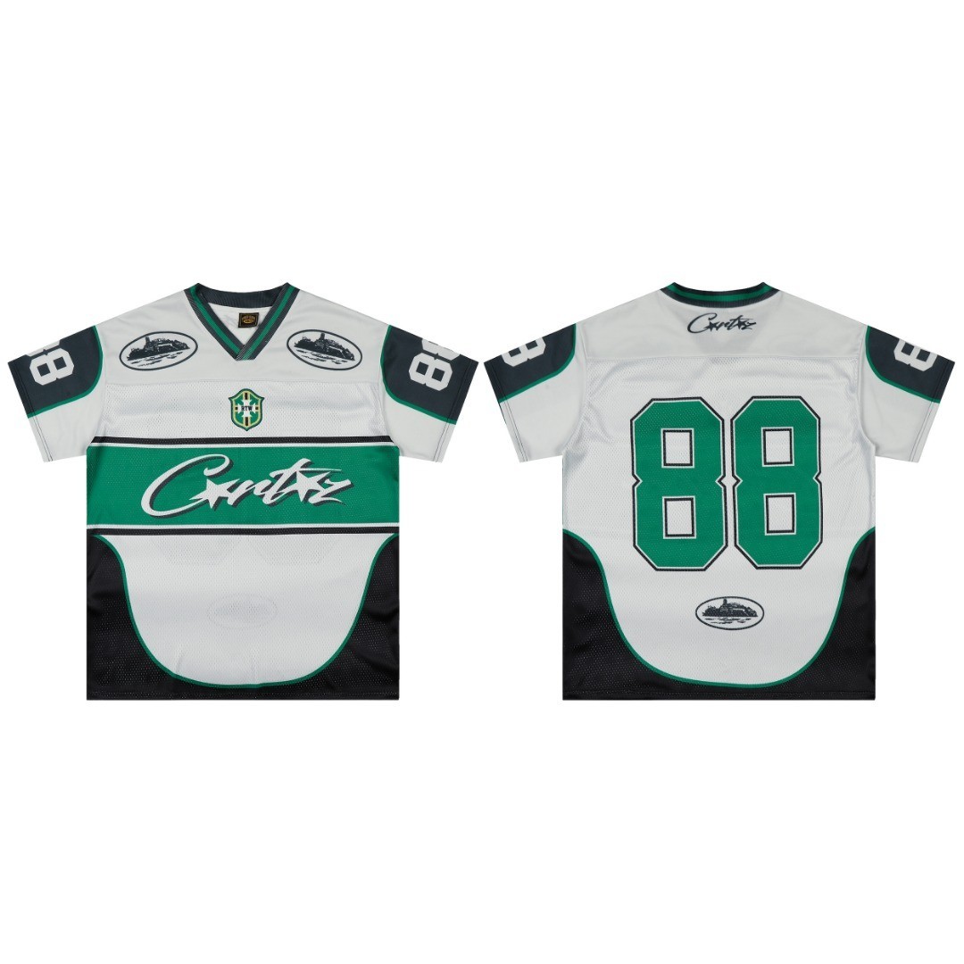 Corteiz Jersey V-neck Tee New 88