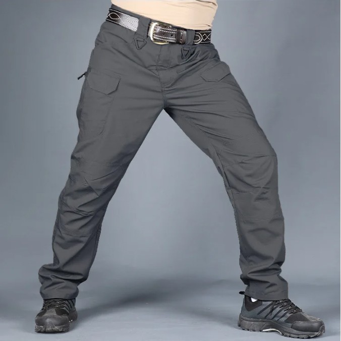 Mens Cargo Pants Work Combat Pants Outdoor Hiking Waterproof Trousers Tactical