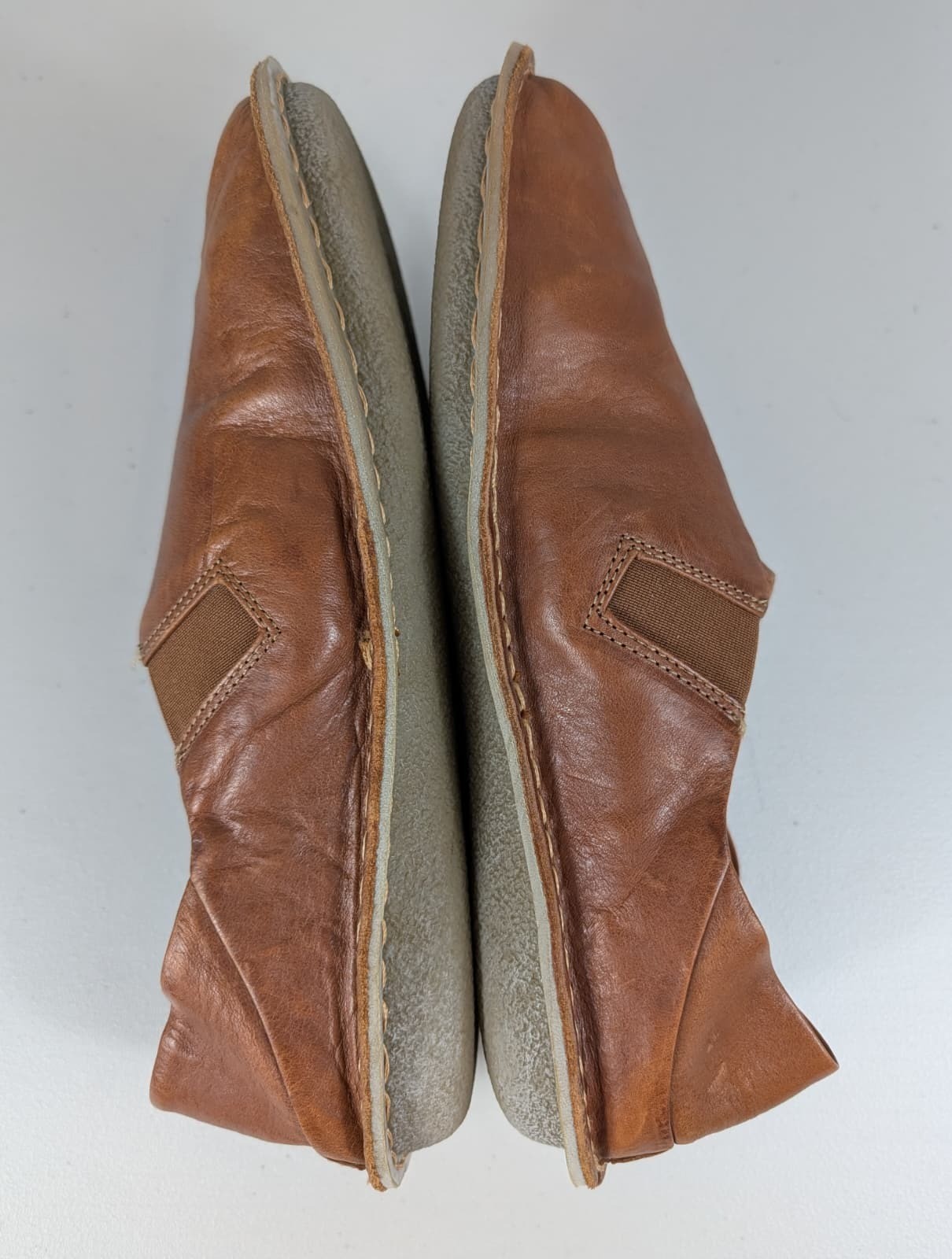 VIBAe Zuma brown leather shoes unisex W12 M9