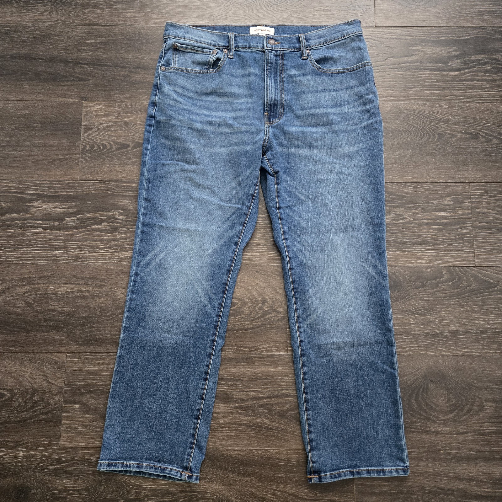 Lucky Brand 223 Straight Jeans Mens 36×30 Stretch Denim