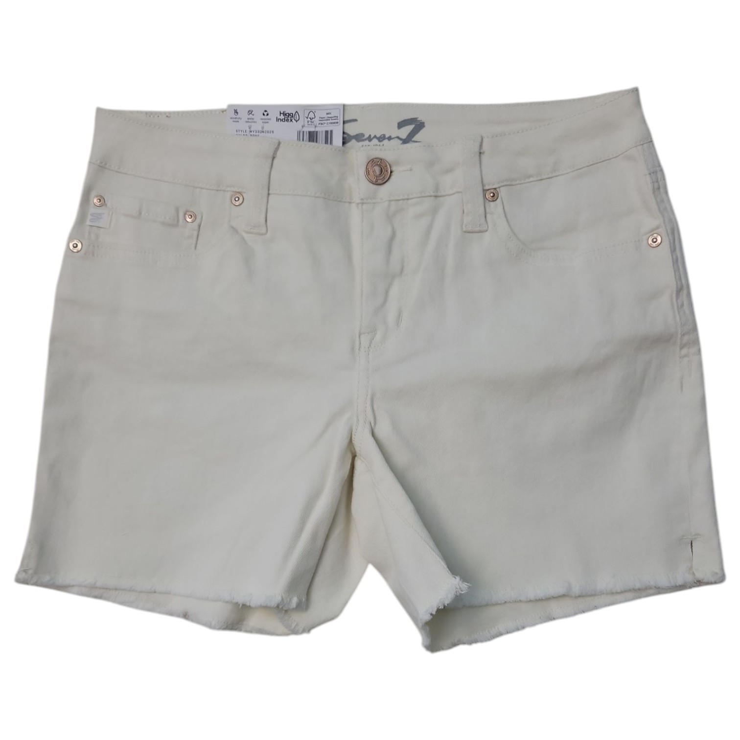 Seven7 Women’s Mid-Rise Comfort Stretch Weekend Shorts