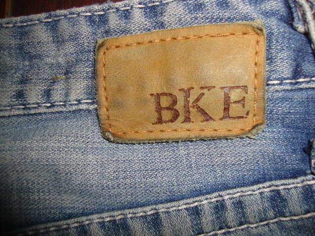 Men’s BKE JAKE 100% COTTON blue fade distress 34~S (29) ALL FROM THE FACTORY
