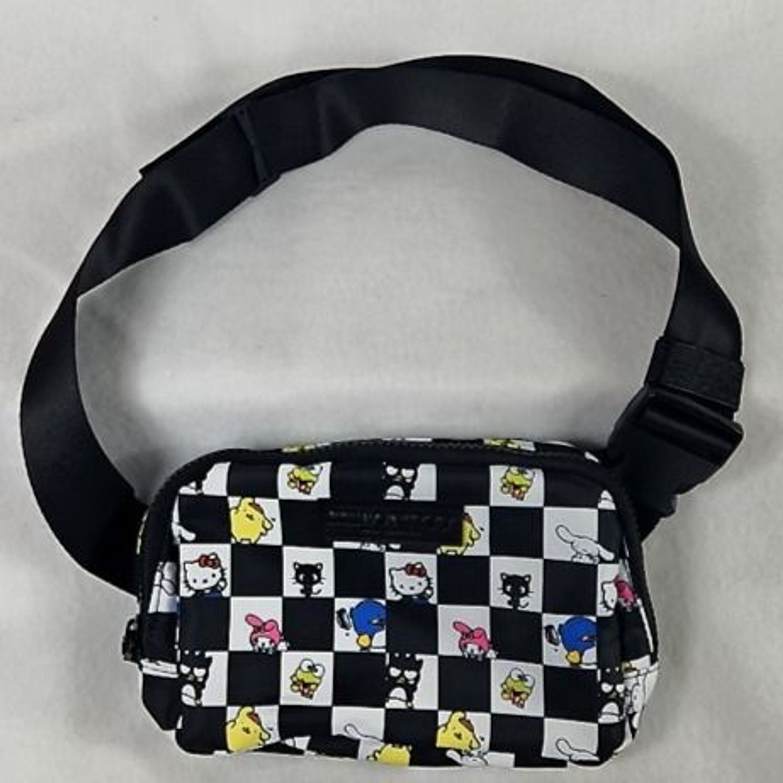 Hello Kitty Sanrio CALIA Checkered Belt Bag Fanny Pack All Characters NWOT