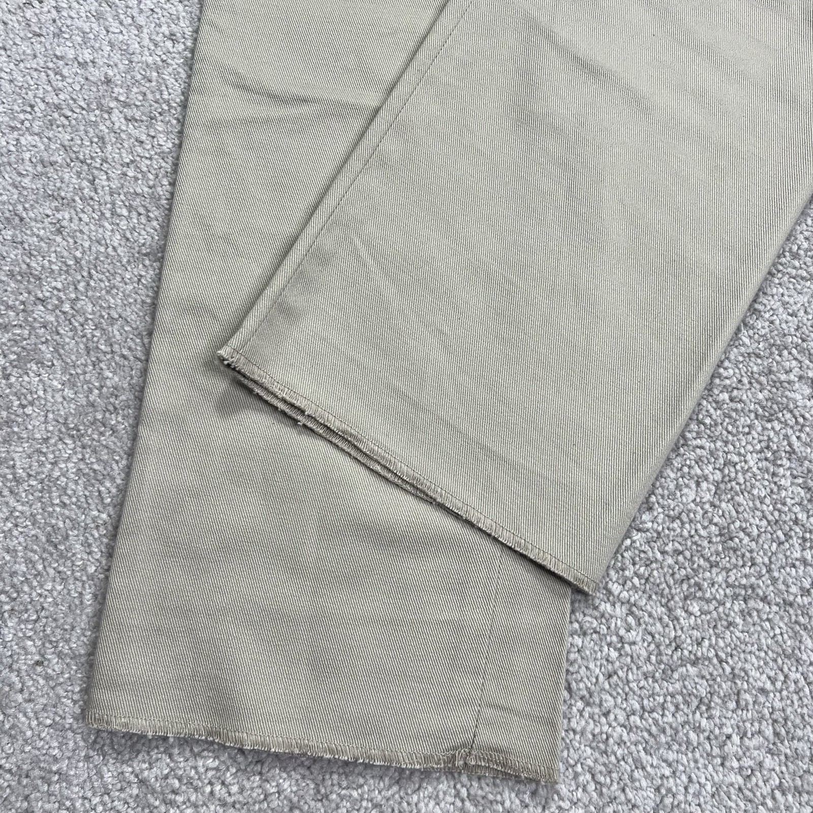 Jack Donnelly M3 Twill Khaki Chino Pants Mens 32 Made In USA Unhemmed 39” NWOT
