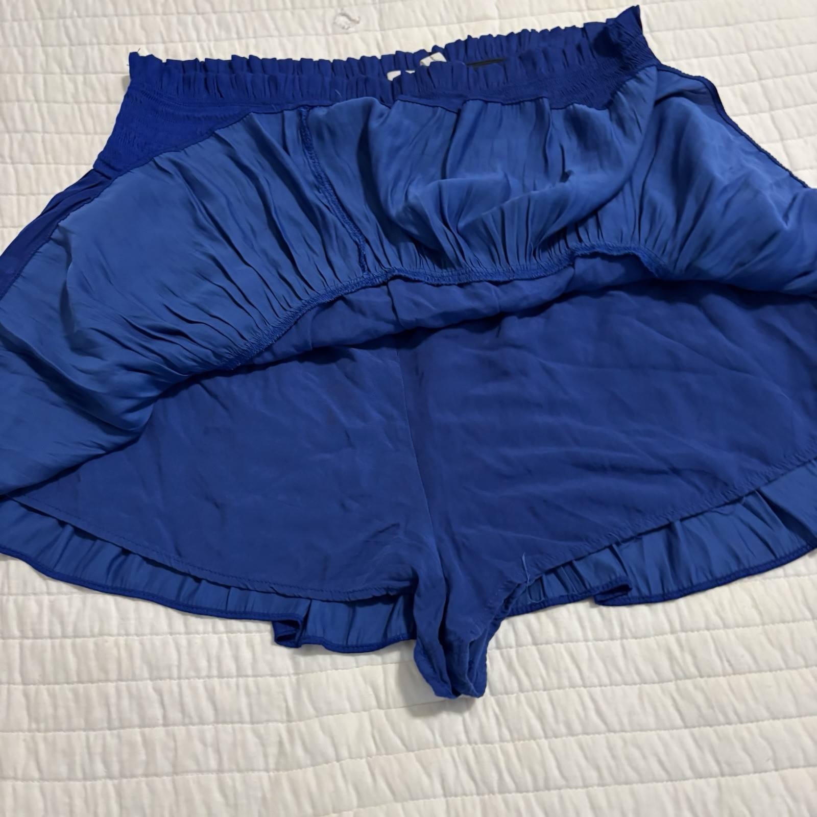 Mustard Seed Tiered Ruffle Skort High Waisted Smocked Boho Summer Mini Skirt
