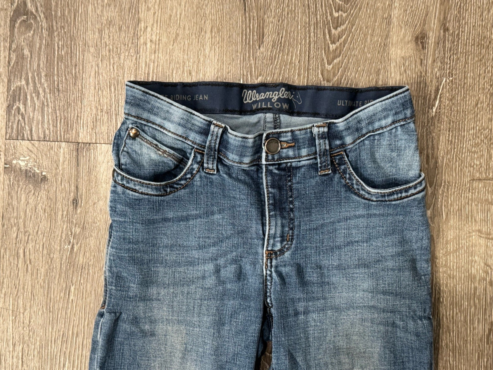 Wrangler Willow Ultimate Riding Jeans Womens 28×32 Bootcut Western Cowboy