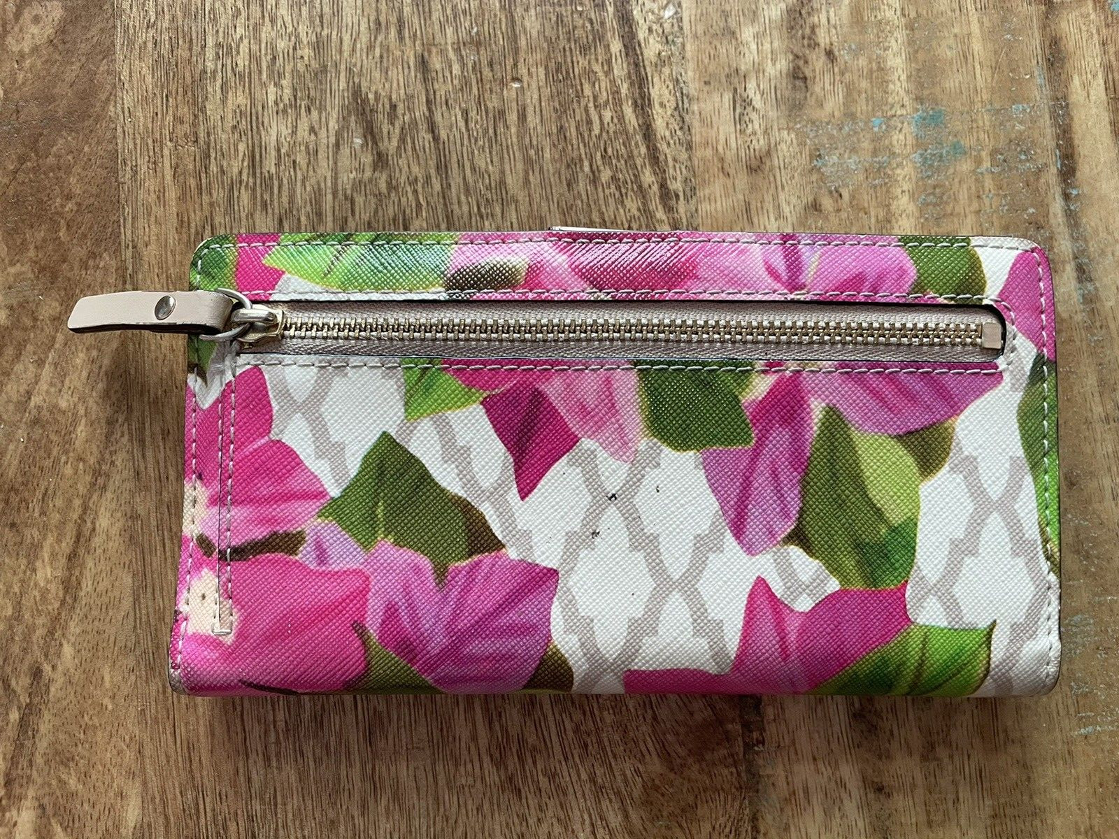 Kate Spade New York Slim Bifold Wallet Card Holder Floral 8.75″ x 3.75″