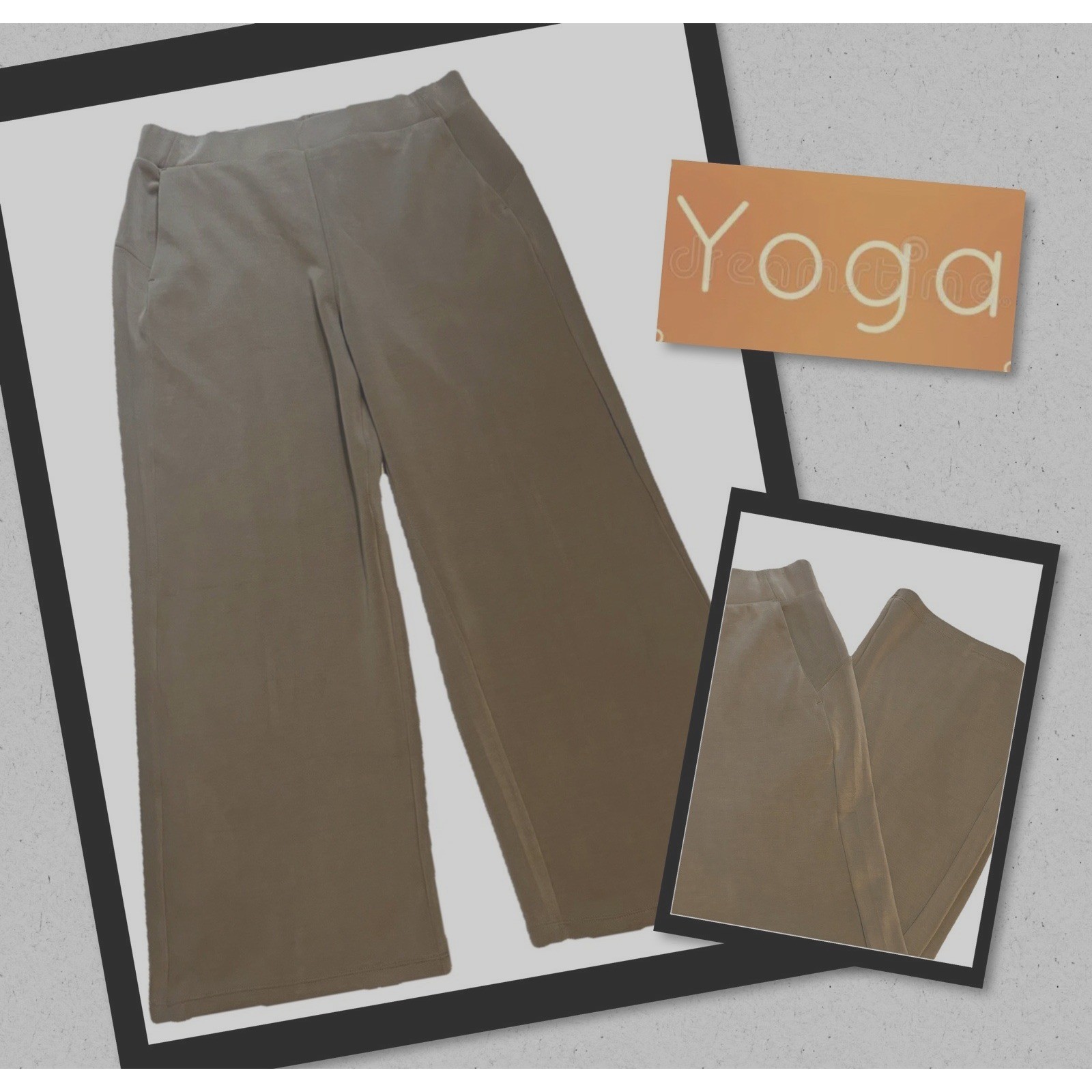 ODODOS NEW FLARE YOGA Casual Wide Leg Pant VERY Soft Modal Polyester Spandex NWT
