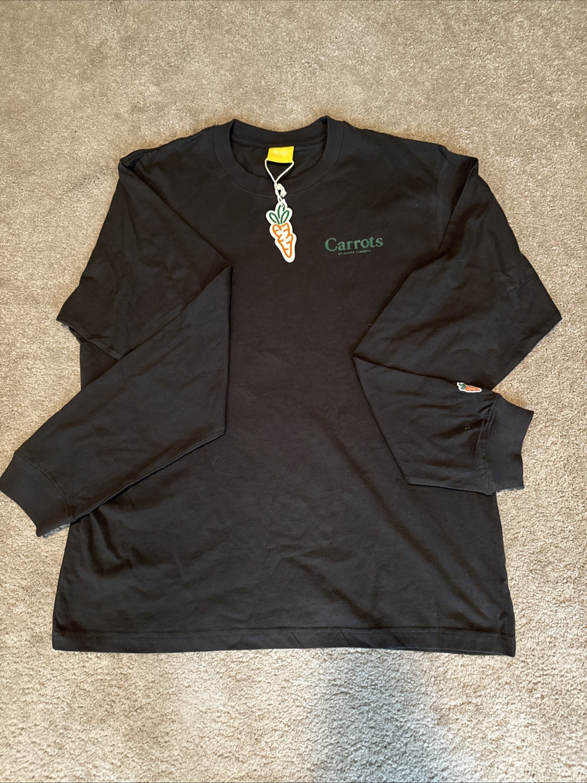 Carrots by Anwar Carrots Charcoal Grey Long Sleeve XL T-Shirt