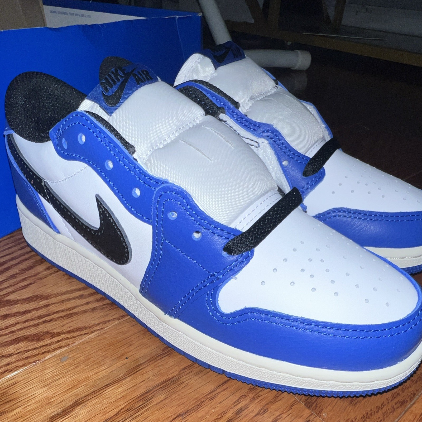 Jordan Air Jordan 1 Retro Low OG (GS) Blue/White/Black 5Y CZ0858-140