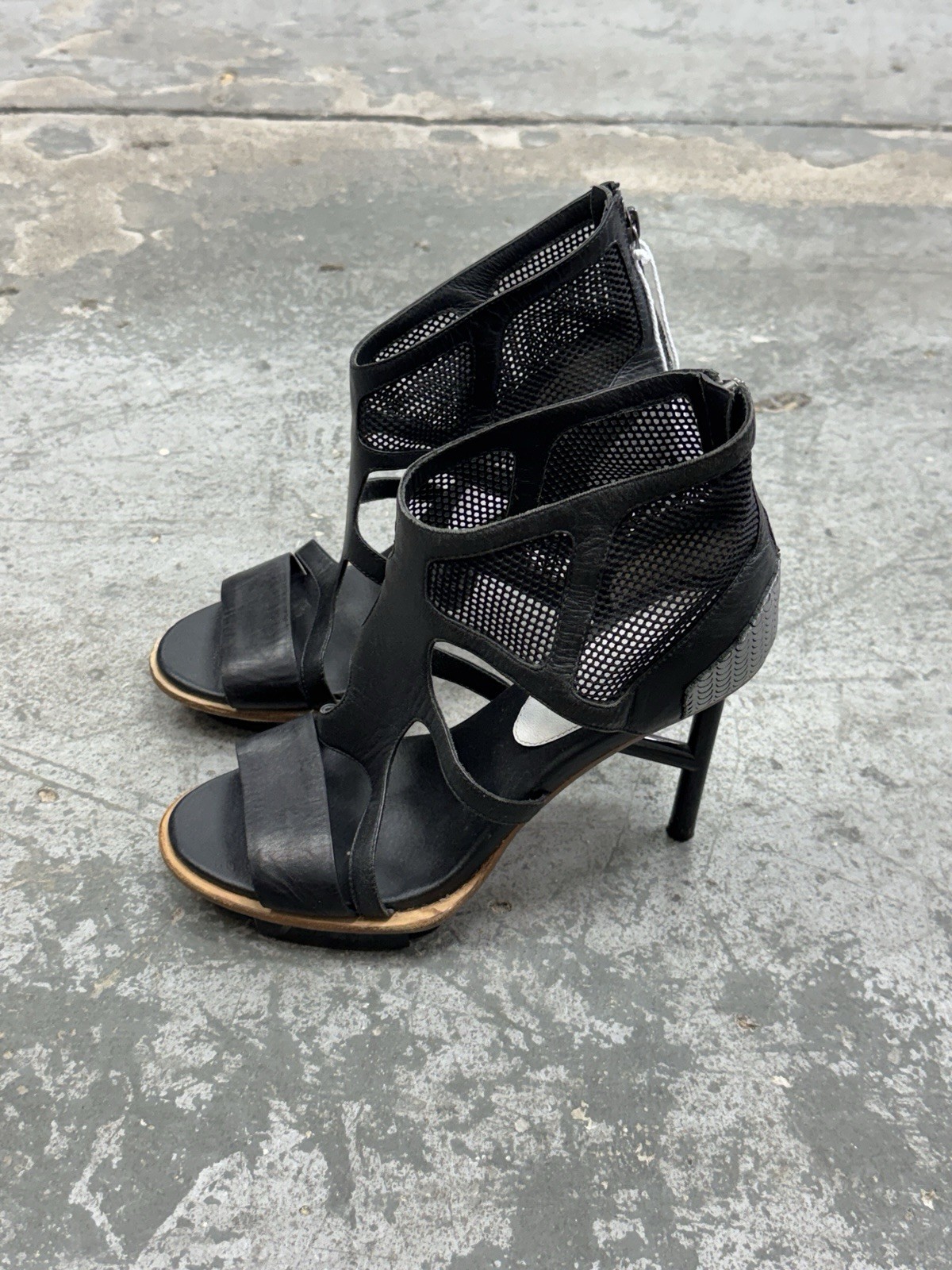 adidas Y3 Real Leather Heels Size 38