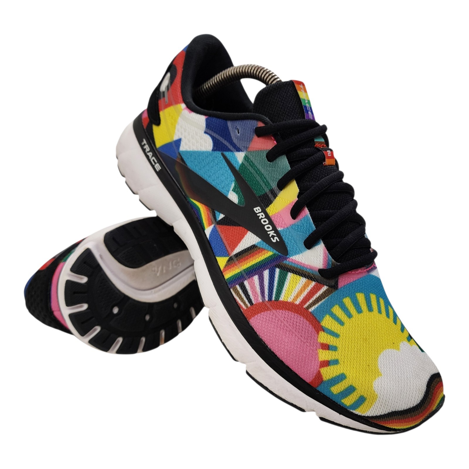 BROOKS TRACE 2 X LISA CONGDON Mens Size 10 Multicolor PRIDE Sneaker 1103881D074