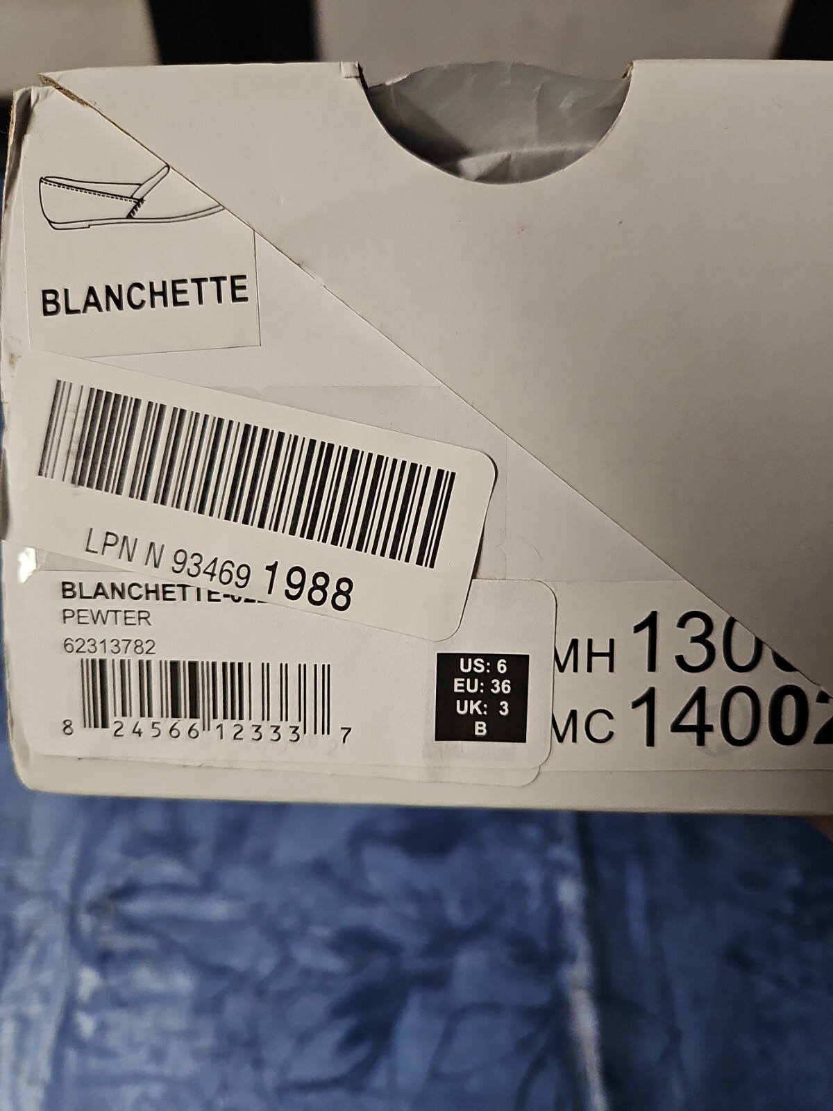 ALDO Blanchette Pewter 36 (US Women’s 6B (M)
