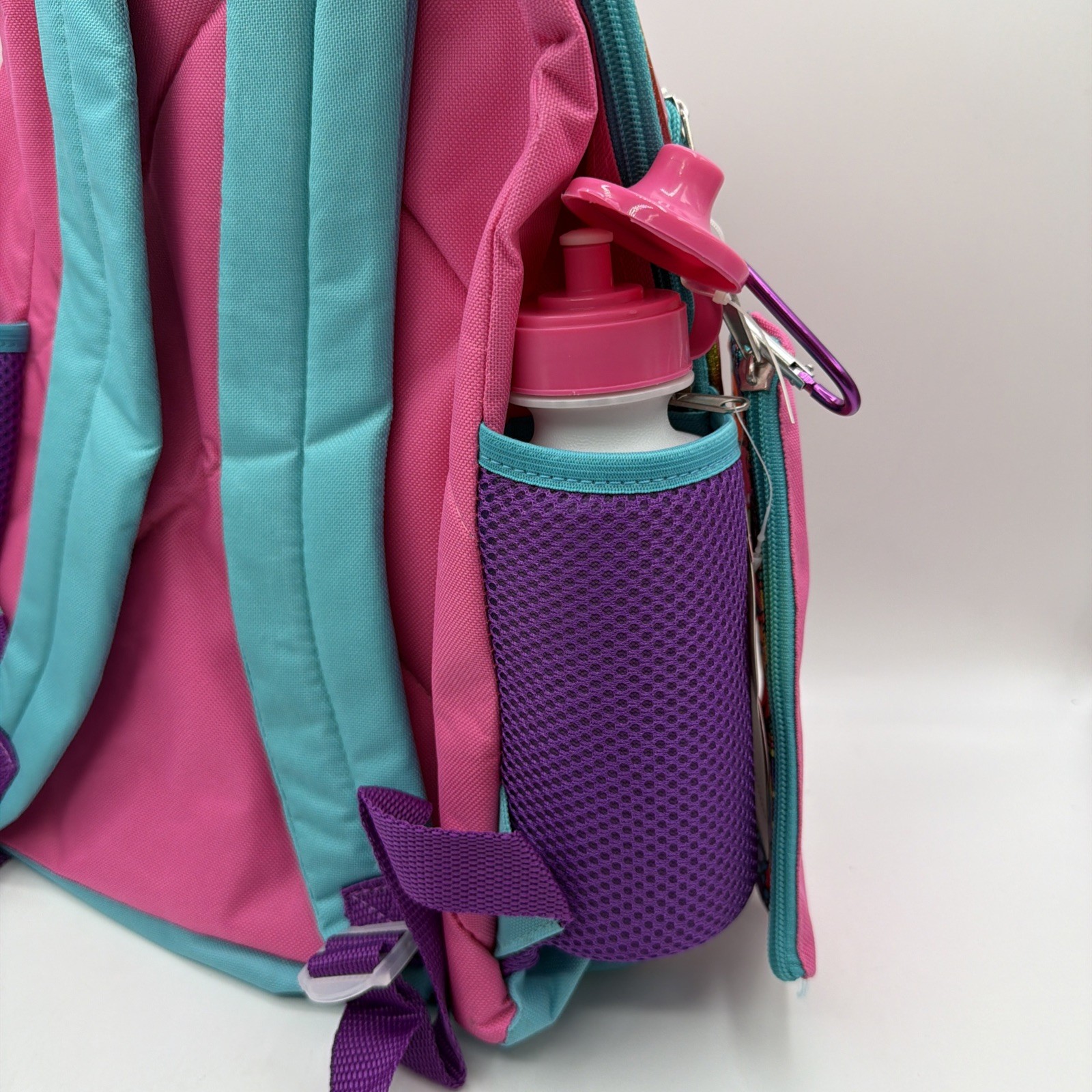 Trolls 5-Pc Backpack Set with Water Bottle, Lunch Bag, Pencil Case, Carabiner