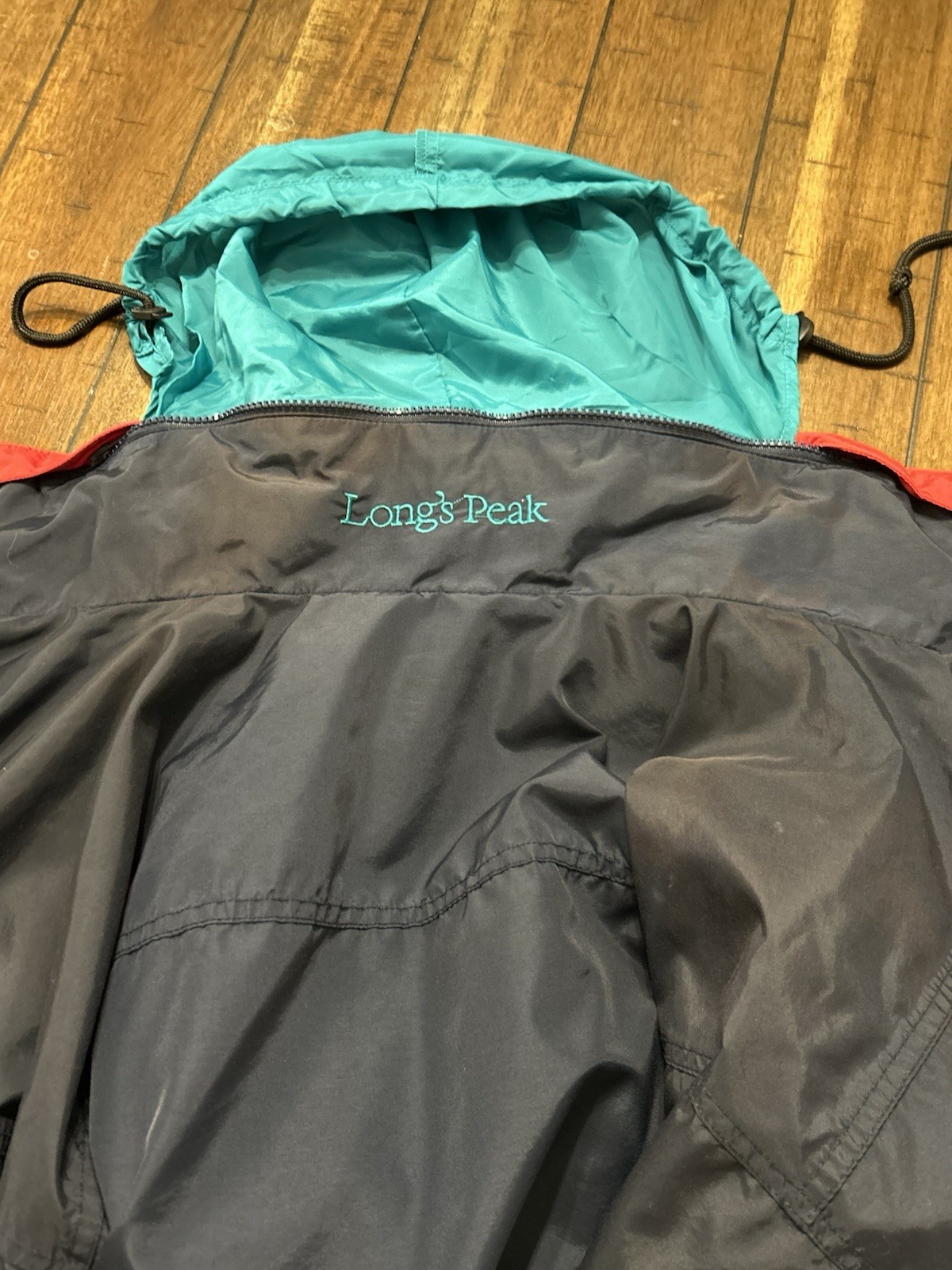 Vintage Columbia Longs Peak 3 In 1 Jacket Mens Large Interchange Teal Red 90s