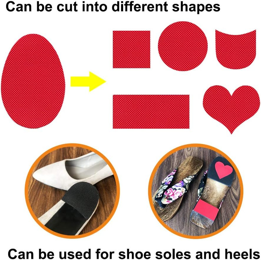 Unikstep 5 Pairs Shoe Sole anti Slip Grips, Non Skid Self Adhesive Rubber Pads,
