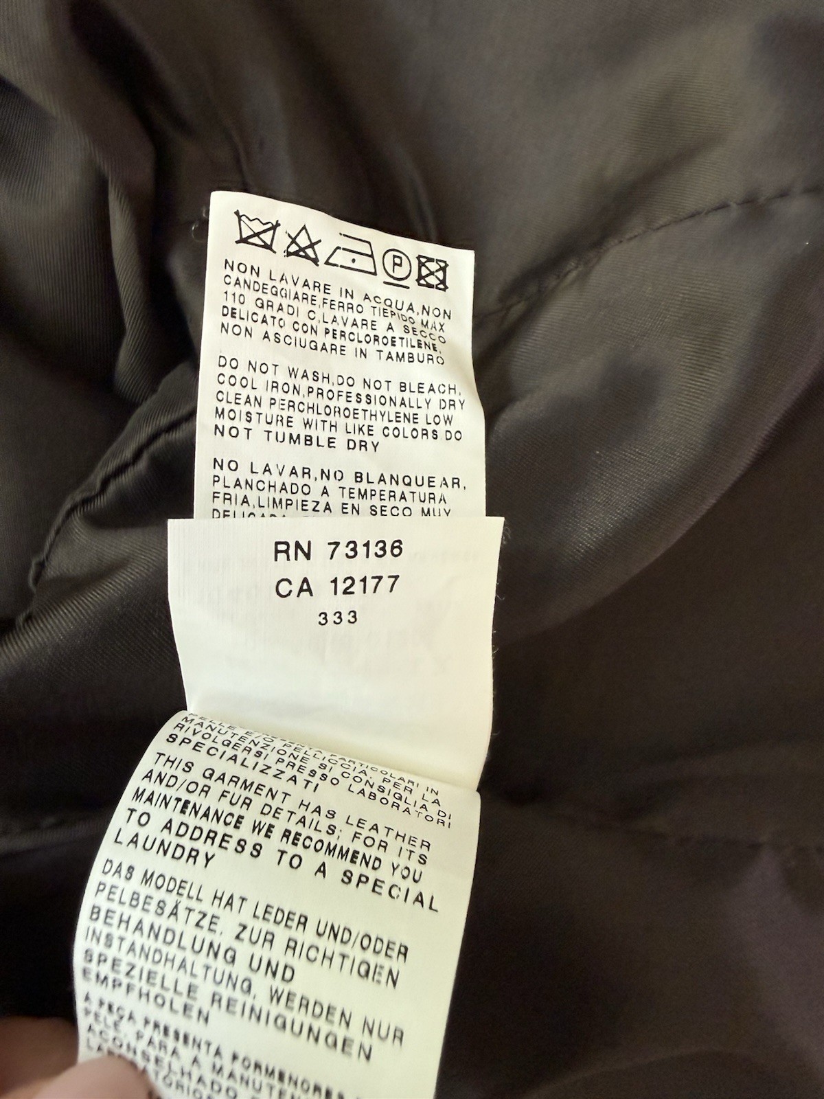 Max Mara Wool Cashmere Jacket Brown Sz 10 Italy