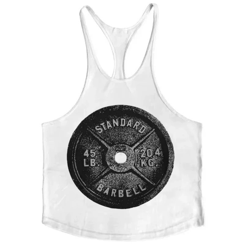 Mens Gym Stringer Tank Top Cotton Sleeveless Bodybuilding Workout Shirt Fit