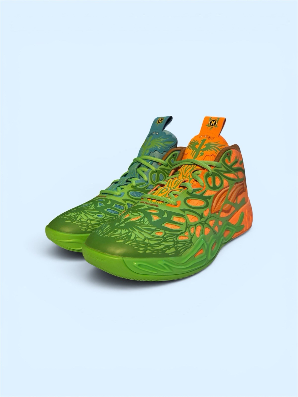 PUMA x LaMelo Ball x TMNT MB.04 Leonardo Michelangelo Sneakers Size 9.5 Shoes
