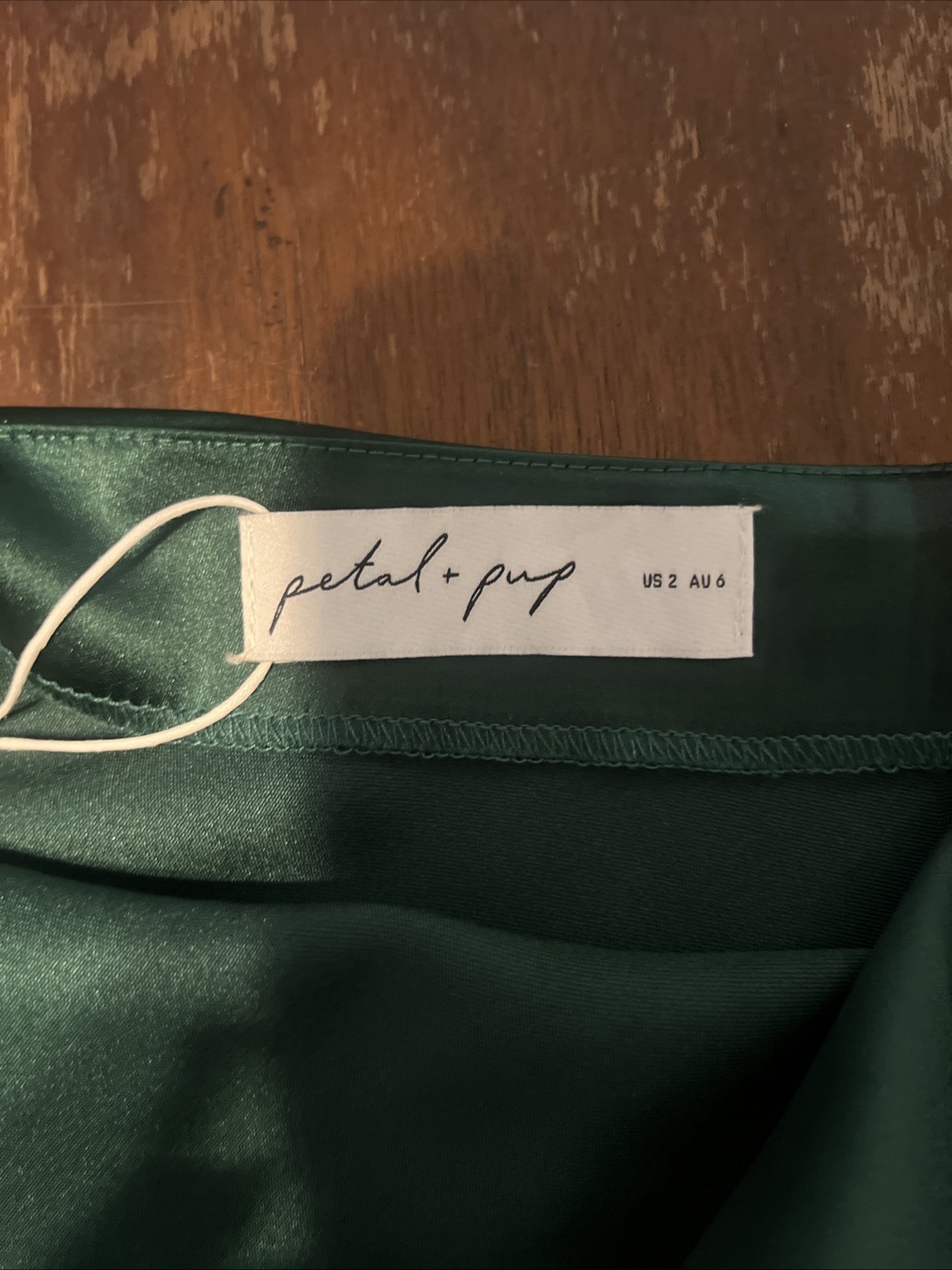 Petal & Pup Midi Dress Size 2 Emerald Green Sleeveless