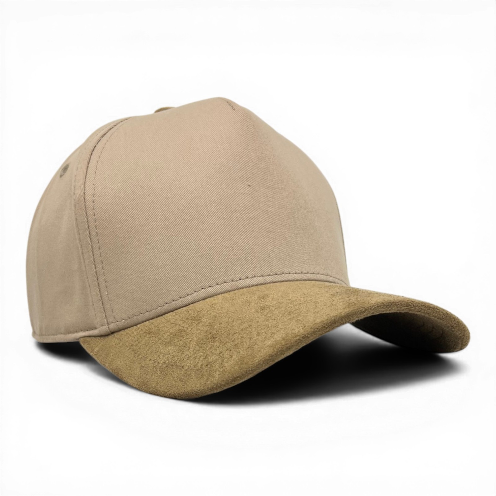 Cotton Baseball Cap Snapback Adjustable Dad Visor Hat Faux Suede Bill Men Women