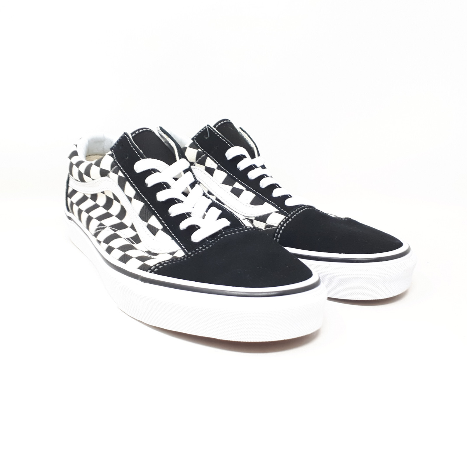 Vans Old Skool Checkerboard Black White Skate Casual Authentic Shoe Sneaker Mens