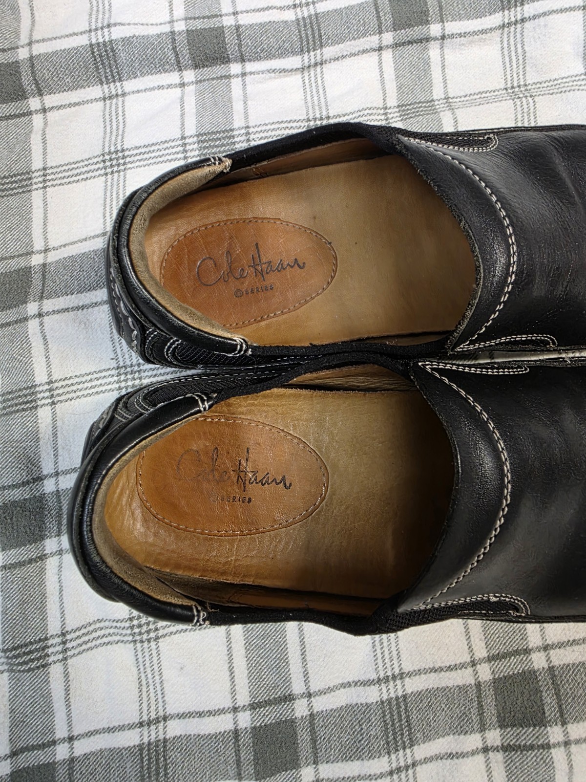 Cole Haan Air G Series Black Leather Driving Loafer C05444 G7 Size Men’s 8M