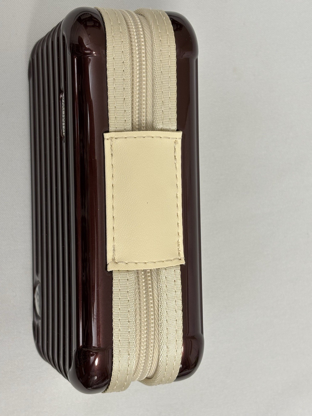 RIMOWA Ruby Red/Burgundy/Maroon EVA AIR Amenity Kit Case Hard Shell – Empty