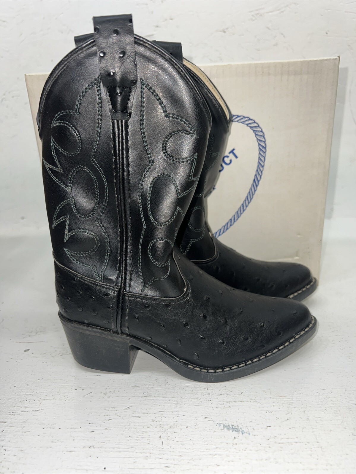 New Children’s Black A Jama Product Boots. 11.5 11 1/2. 24-116