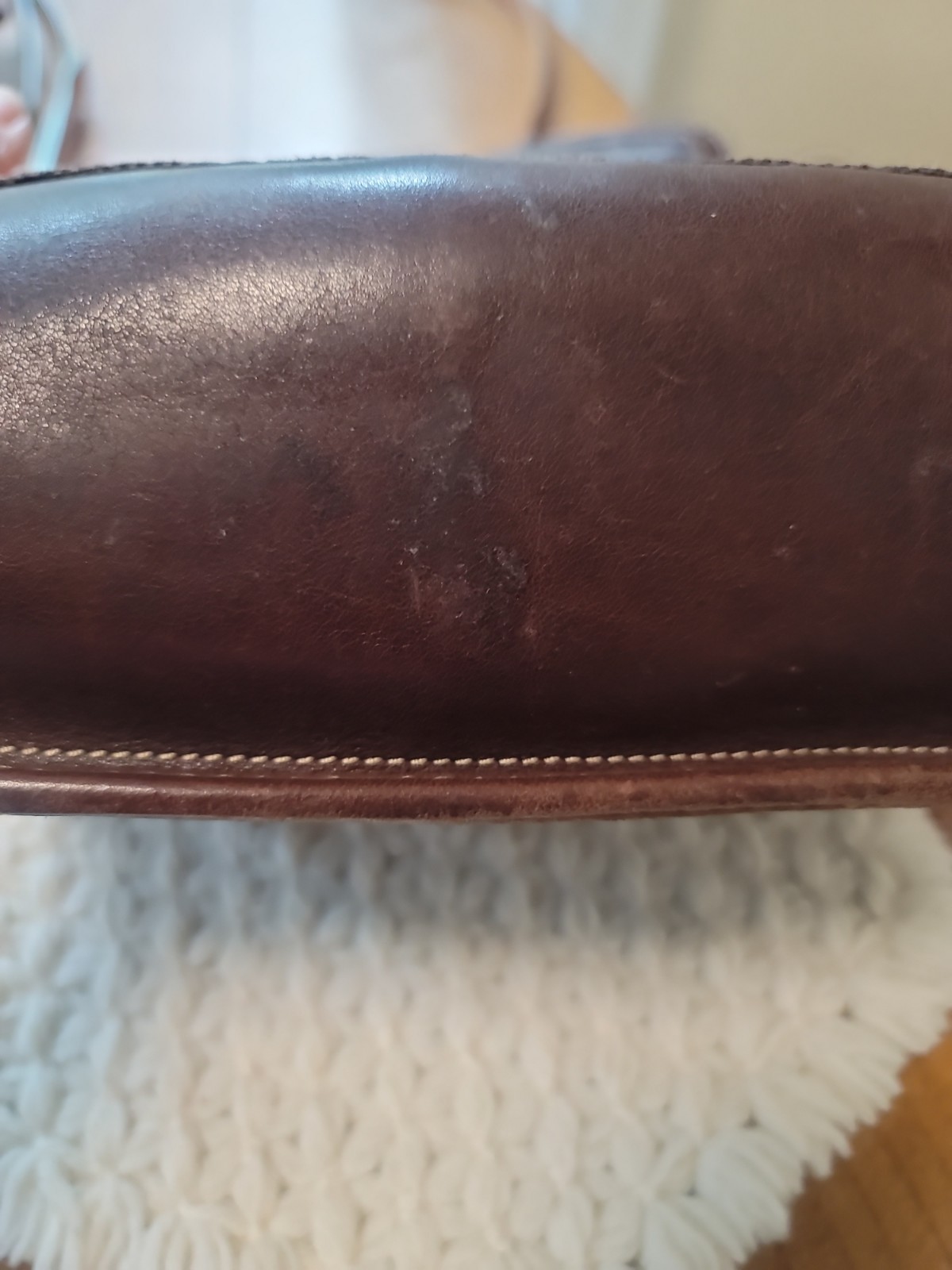 Coach BLEEKER Signature Brown Canvas & Leather Flap Shoulder Bag 11434