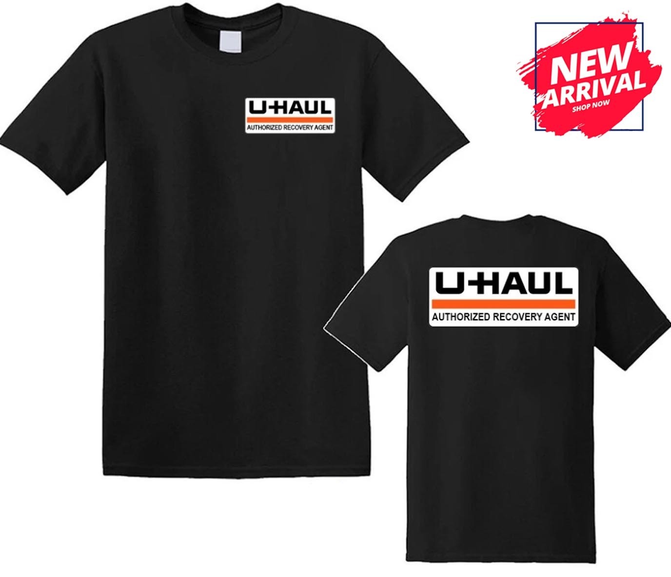 U-Haul Authorized Recovery Agent Logo T-Shirt Gifts – USA Size S-5XL