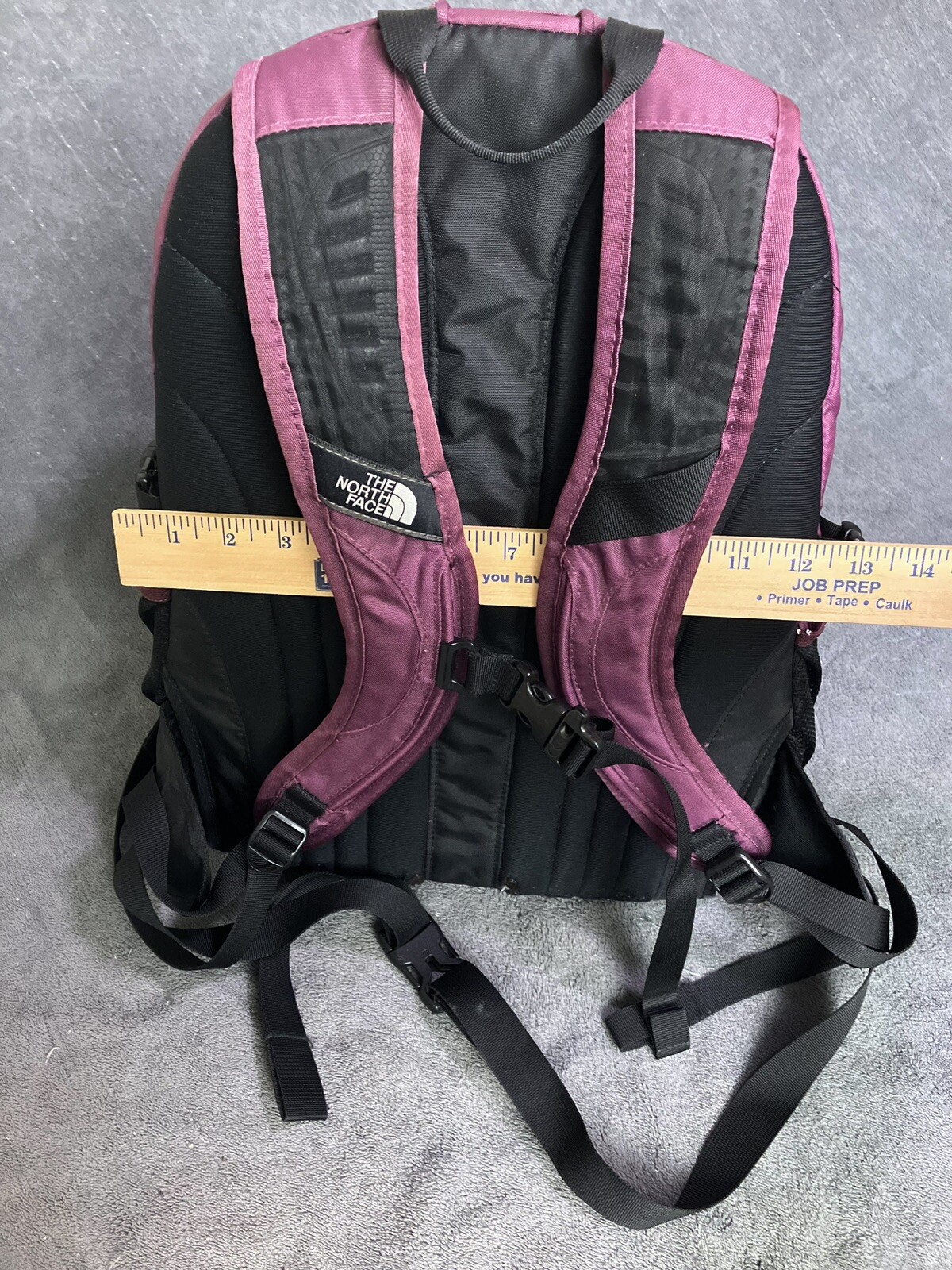 The North Face Recon Backpack Purple Laptop Hiking Day Bag Padded Back ISSUES