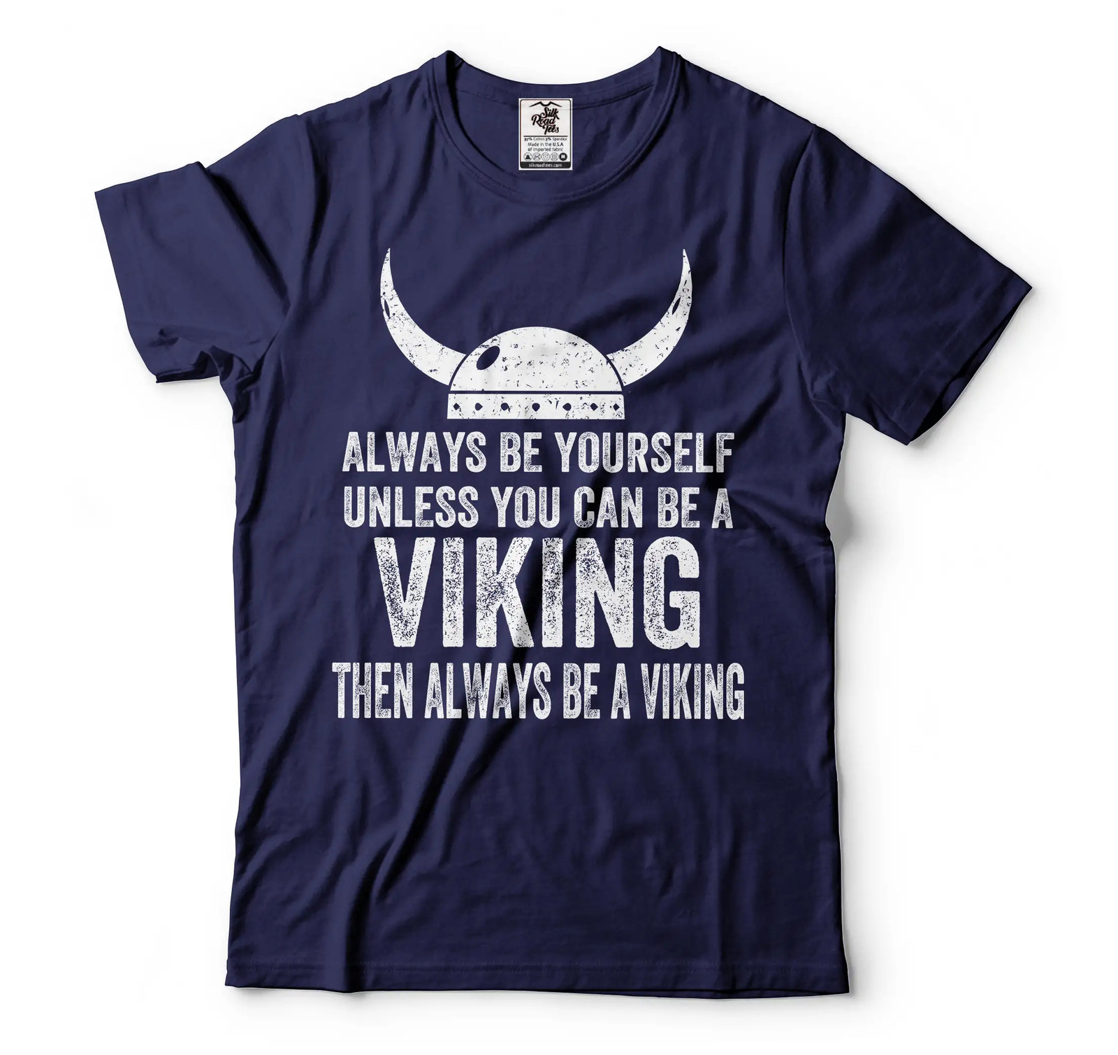 Be A Viking Shirt Funny Viking Tee Vikings Patriotic Gift Tee Skull Helmet Tee