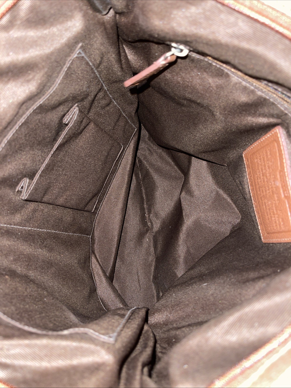 Coach LEATHER TECH CROSSBODY Bag Men’s Should Bag Brown