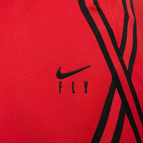 Nike Women’s Fly Crossover Basketball Gym School Shorts $50 Red NEW DH7325 657
