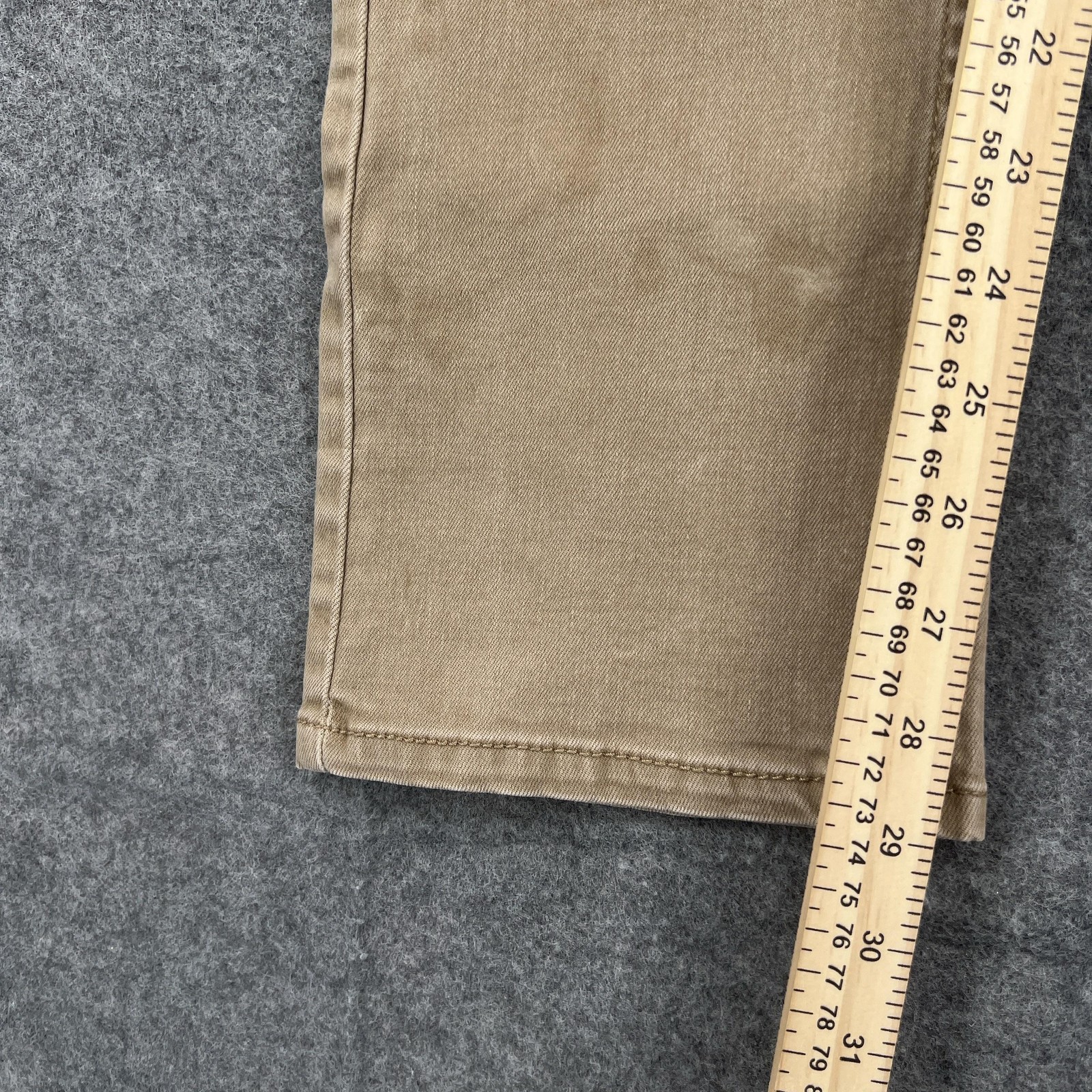Levis 511 Slim Jeans Youth 18 Reg 29×29 Beige Tapered Performance Stretch Denim