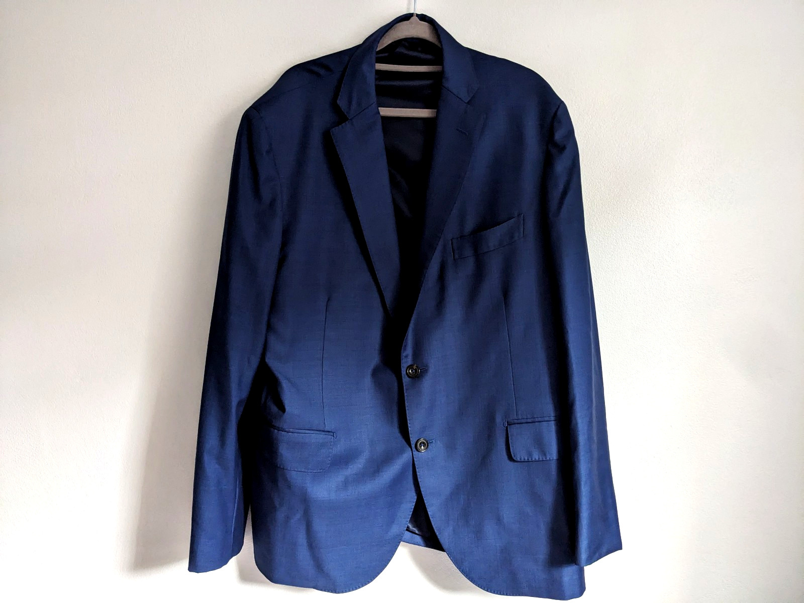 M.J. Bale Sakuro Denim Suit Jacket 46/40 Full Canvas Made in Japan VBC Wool