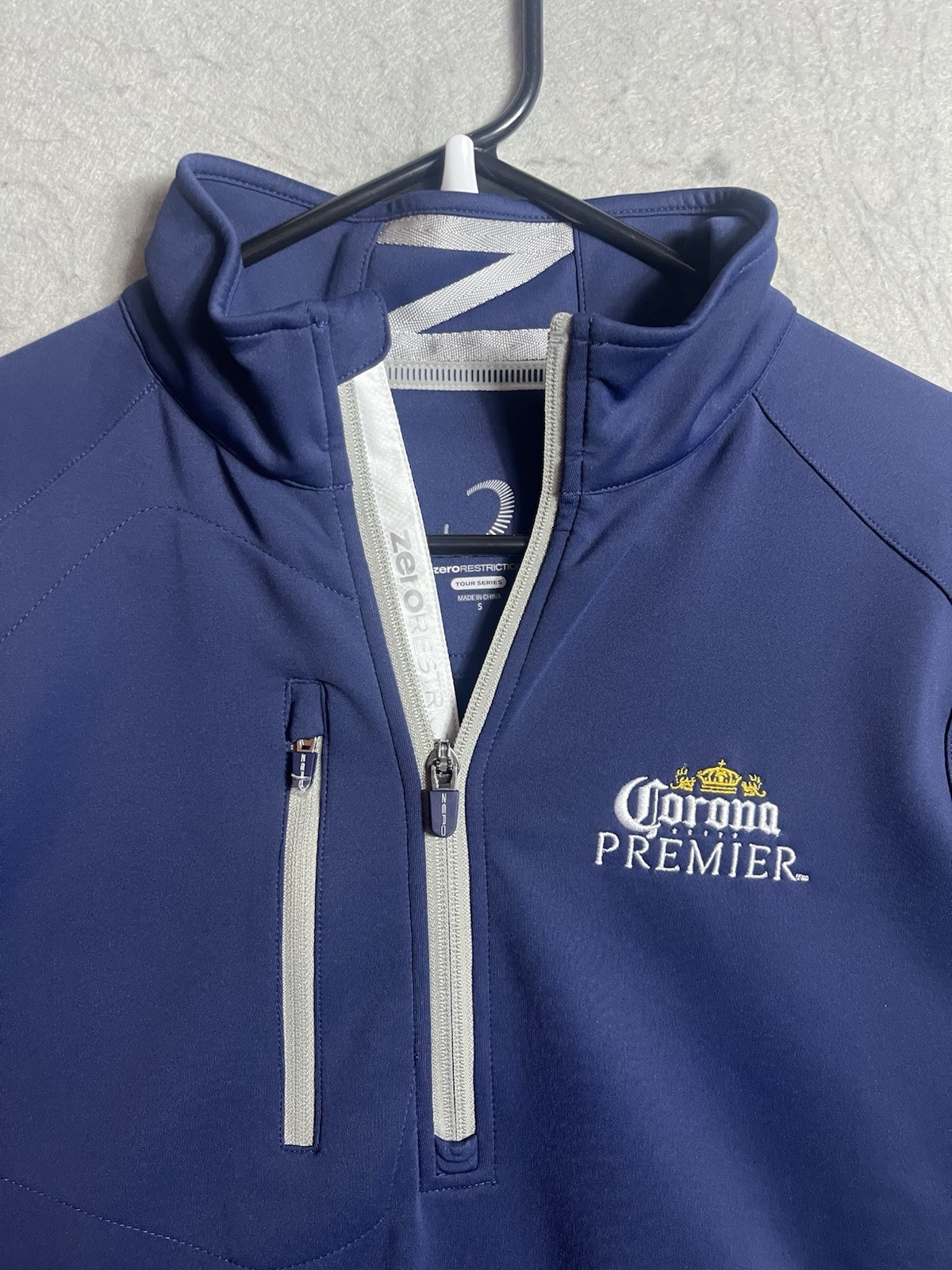 Zero Restriction Tour Series 1/4 Zip Pullover Corona Premier Jacket Mens Small S