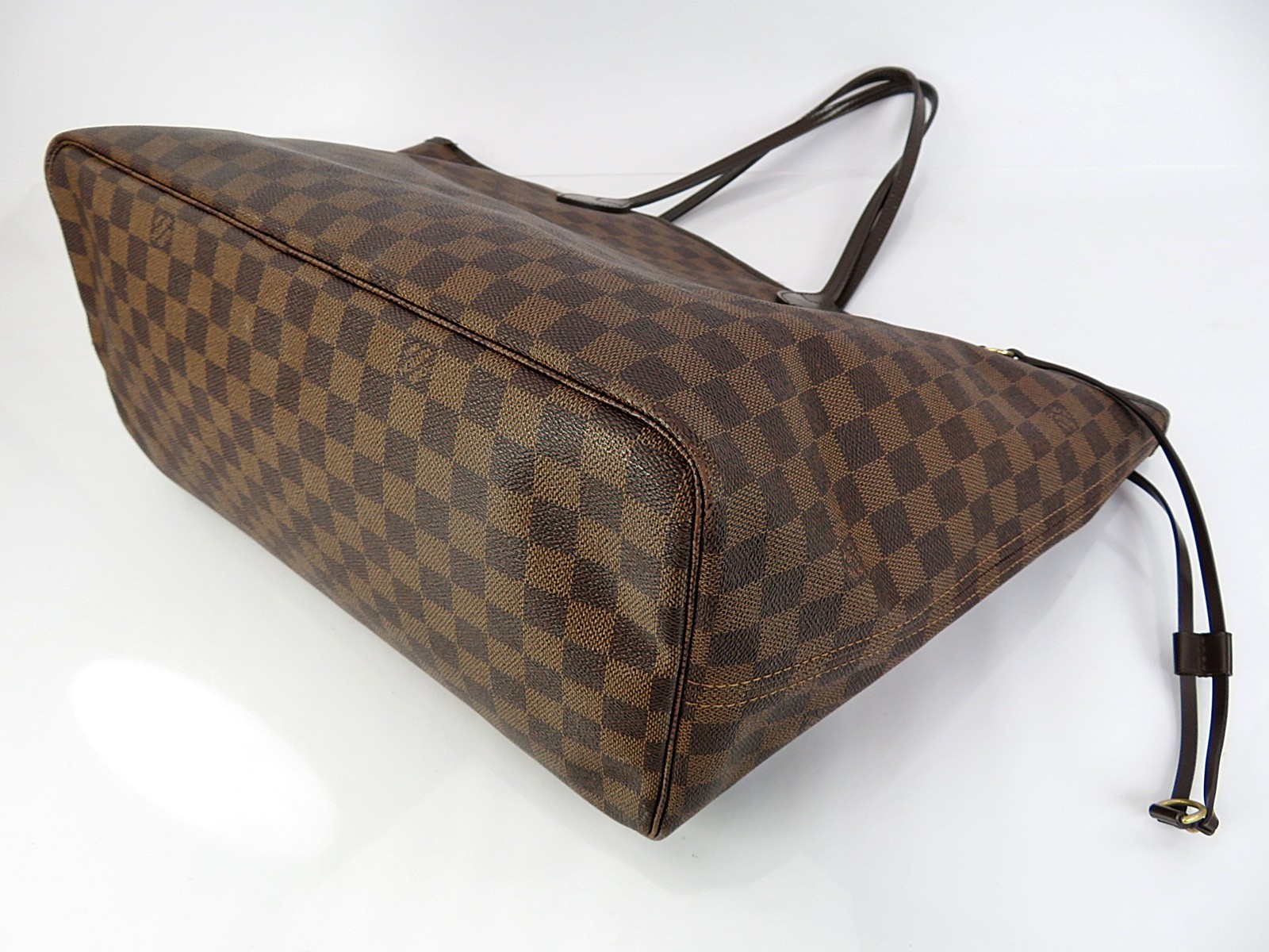 Authentic LOUIS VUITTON Neverfull GM Damie Ebene Tote Bag Purse #63931