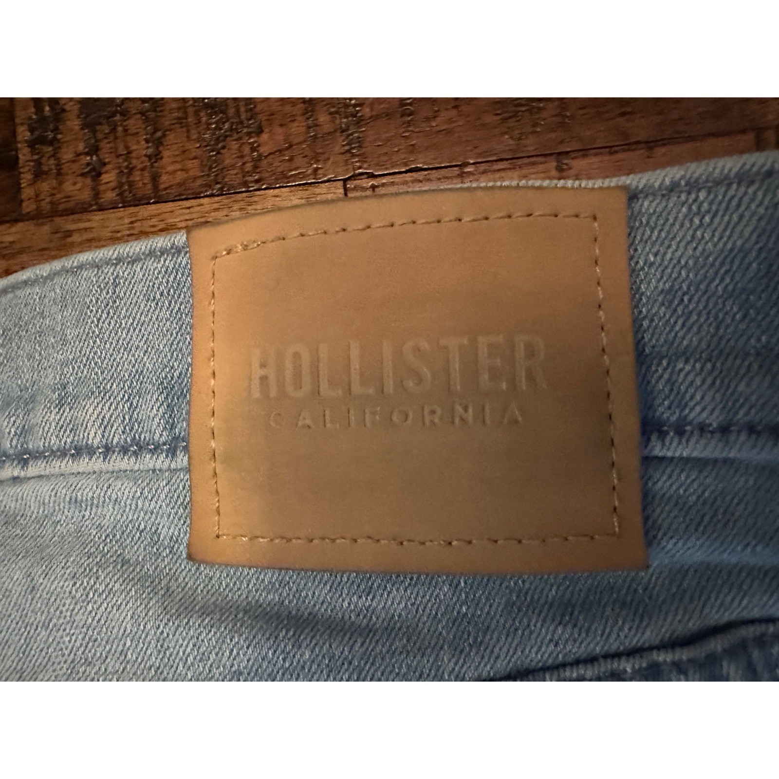 HOLLISTER Men’s W29 L32 Epic Flex SKINNY Light Wash Denim Jeans Stretch