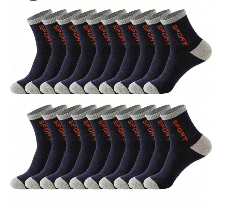 Men’s Mid-Calf Socks, Suitable For Daily Wear