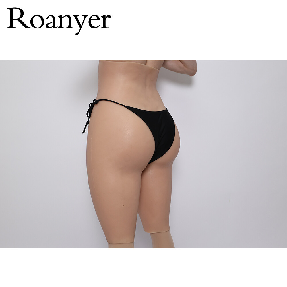 Roanyer Small Super Strong Silicone Fake Vagina Pants Panties Hip Shaping Pants