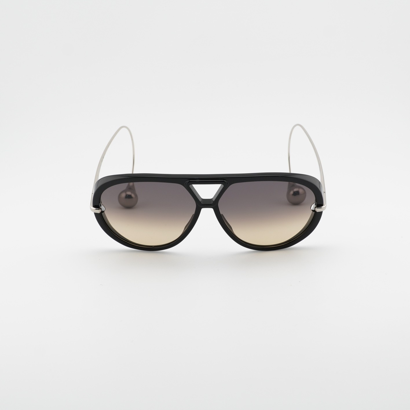 Bottega Veneta BV1273S 010 Black/Silver/Double Gradient Brown To Ochra 63-12-…